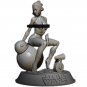 1/24 Resin Model Kit Beautiful Girl Star Wars Rey & Droid TD-2858 Unpainted