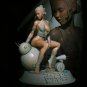 1/24 Resin Model Kit Beautiful Girl Star Wars Rey & Droid TD-2858 Unpainted