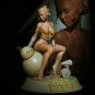 1/24 Resin Model Kit Beautiful Girl Star Wars Rey & Droid TD-2858 Unpainted