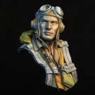 1/10 BUST Resin Model Kit US Navy Pilot Soldier WW2 Unpainted