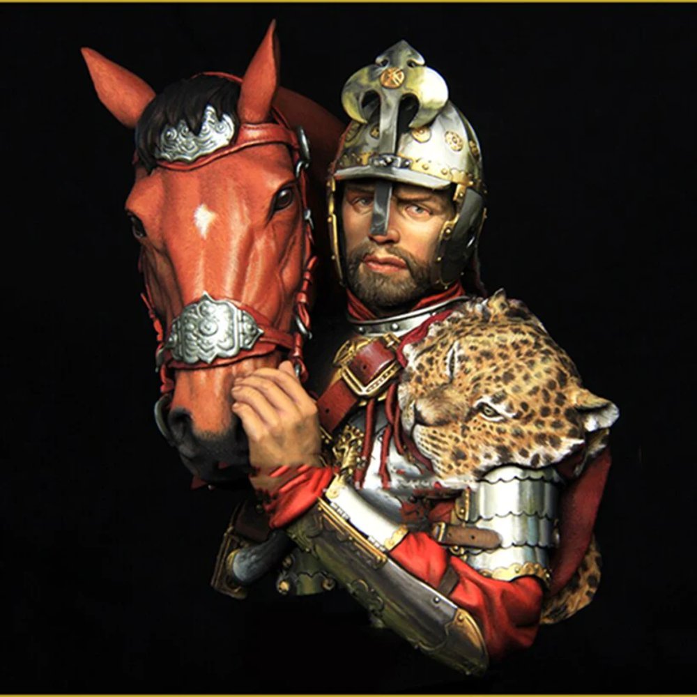 1/10 BUST Resin Model Kit Napoleonic Wars Polish Hussar Unpainted