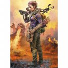 1/24 Resin Model Kit Beautiful Girl Stalker Post Apocalypse Unpainted