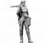 1/24 Resin Model Kit Beautiful Girl Stalker Post Apocalypse Unpainted