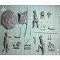 1/32 54mm Resin Model Kit Sergeants Royal Highlanders Napoleonic Wars Unpainted