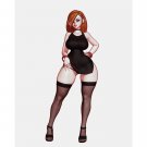 1/18 Resin Model Kit Modern Beautiful Girl Dancer Big Body Unpainted