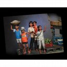 1/35 5pcs Resin Model Kit Vietnam War Civilian Women and Children Unpainted
