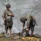 1/35 2pcs Resin Model Kit US Army Airborne Soldier WW2 Unpainted