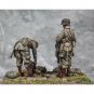 1/35 2pcs Resin Model Kit US Army Airborne Soldier WW2 Unpainted