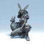 1/24 Resin Cyberpunk Model Kit Beautiful Girl and Dog Droid Unpainted