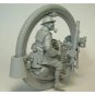 1/35 Resin Model Kit British Soldier with Moto +7 Heads Steampunk Unpainted