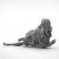 1/24 Resin Model Kit French Modern Beautiful Girl Woman Unpainted