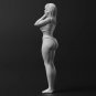 1/35 1/24 1/14 Resin Model Kit Modern Asian Beautiful Girl Summer Beach Unpainte