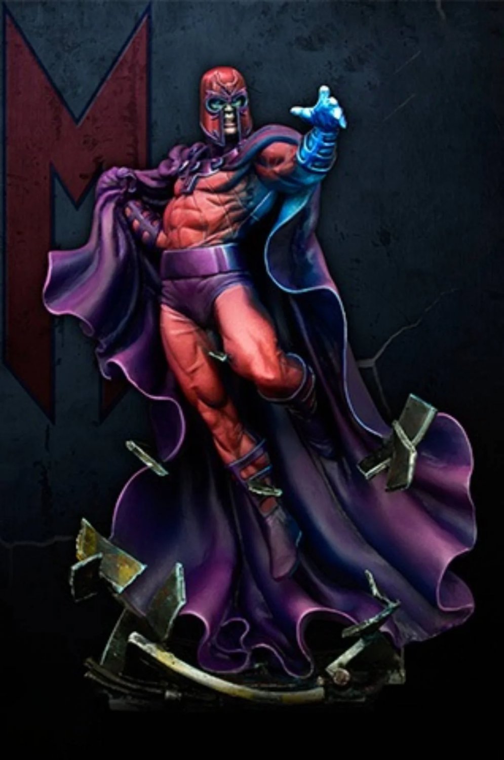 70mm Resin Superhero Model Kit Magneto Unpainted