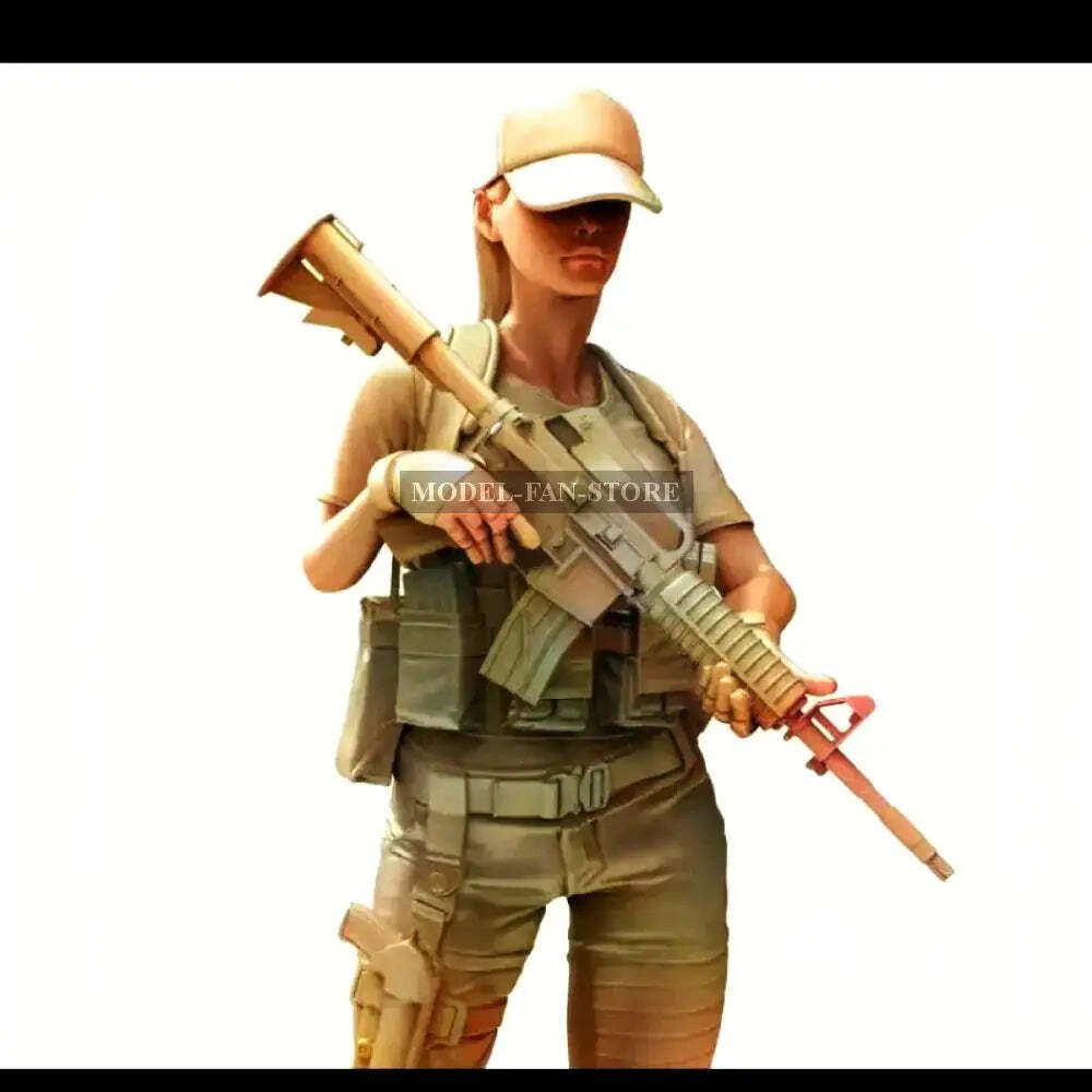 1/16 Resin Model Kit Modern Soldier Girl IDF Special Forces Unpainted