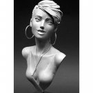1/10 BUST Resin Model Kit Modern Beautiful Girl Woman Unpainted