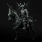 1/24 Resin Model Kit Japanese Samurai Rider Death Dealer Fantasy Unpainted
