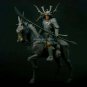 1/24 Resin Model Kit Japanese Samurai Rider Death Dealer Fantasy Unpainted