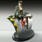 1/35 Resin Model Kit Beautiful Girl Pilot Uniform (with base) Pin Up Unpainted
