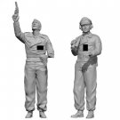 1/16 2pcs Resin Model Kit German Soldiers Tank Crew WW2 Unpainted