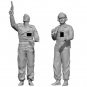1/16 2pcs Resin Model Kit German Soldiers Tank Crew WW2 Unpainted