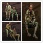 1/35 5pcs Resin Figure Kit Model US Army Tankers Fury Tank Crew WW2 Unpainted