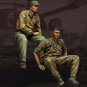 1/35 5pcs Resin Figure Kit Model US Army Tankers Fury Tank Crew WW2 Unpainted