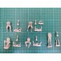 1/35 5pcs Resin Figure Kit Model US Army Tankers Fury Tank Crew WW2 Unpainted