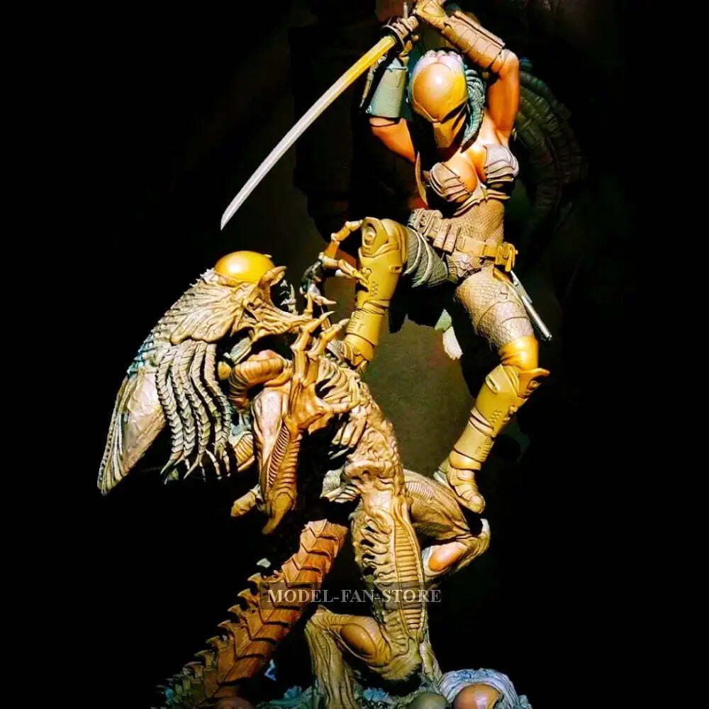 1/24 Resin Model Kit Warriors Alien Battle TD-2980 Unpainted