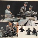 1/35 4pcs Resin Model Kit German Soldiers Tank Crew no tank WW2 Unpainted