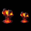 1/35 2pcs Height 60mm/80mm Resin Model Kit Explosion Unpainted