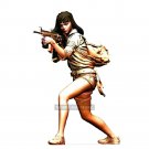 1/24 Resin Model Kit Beautiful Girl Woman Shooter Soldier Unpainted