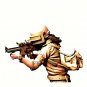 1/24 Resin Model Kit Beautiful Girl Woman Shooter Soldier Unpainted