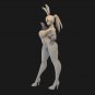 1/24 Resin Model Kit Modern Beautiful Girl Bunny Unpainted