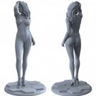 1/18 100mm 3D Print Cyberpunk Model Kit Beautiful Girl Standing Unpainted