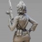 1/28 - 1/20 Resin Model Kit Modern Asian Beautiful Girl Soldier Pin Up Unpainted
