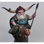 1/12 BUST 110mm Resin Model Kit Dwarf Gnome Rider Fairy Tales Unpainted