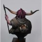 1/12 BUST 110mm Resin Model Kit Dwarf Gnome Rider Fairy Tales Unpainted