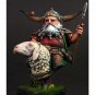 1/12 BUST 110mm Resin Model Kit Dwarf Gnome Rider Fairy Tales Unpainted