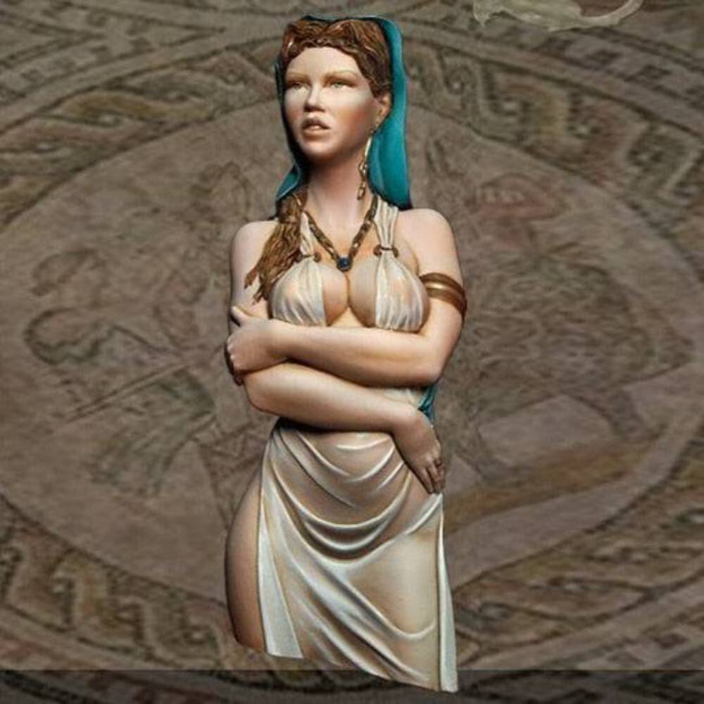 1/10 BUST Resin Model Kit Beautiful Girl Greek Princess Unpainted