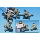 1/35 4pcs Resin Model Kit German Soldiers Artillery Crew WW2 Unpainted