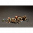 1/35 2pcs Resin Model Kit British Soldiers Infantry in Rest WW2 Unpainted