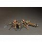1/35 2pcs Resin Model Kit British Soldiers Infantry in Rest WW2 Unpainted