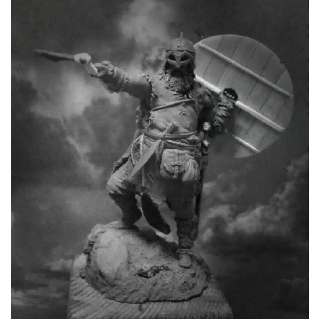 1/24 75mm Resin Model Kit German Warrior Barbarian Viking Unpainted