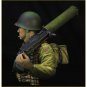 1/10 BUST Resin Model Kit US Army Machine Gunner WW2 Normandy Unpainted