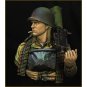 1/10 BUST Resin Model Kit US Army Machine Gunner WW2 Normandy Unpainted