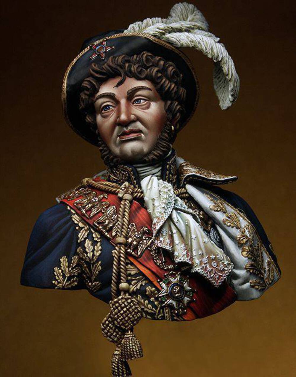 1/10 BUST Resin Model Kit Napoleonic Wars French Commander Unpainted