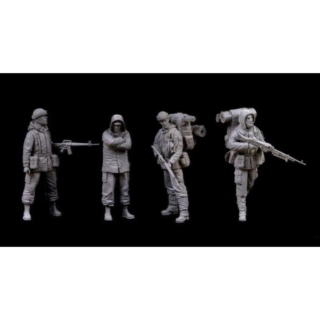 1/35 4pcs Resin Model Kit British Troops Falkland Island Unpainted