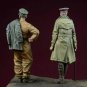 1/35 2pcs Resin Model Kit British Soldiers Tank Crew WW1 Unpainted