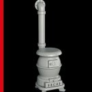 1/35 68mm Resin Model Kit Stove Accessories Unpainted