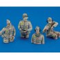 1/35 4pcs Resin Model Kit German Soldiers Tank Crew WW2 Unpainted